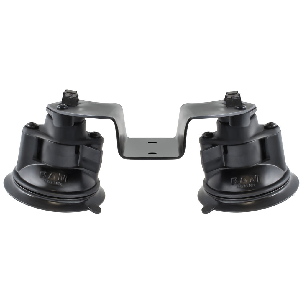 RAM Twist-Lock™ Dubbele Articulerende Zuigcup Basis - RAM Mounts RAM-189B-PIV1U afbeelding 1