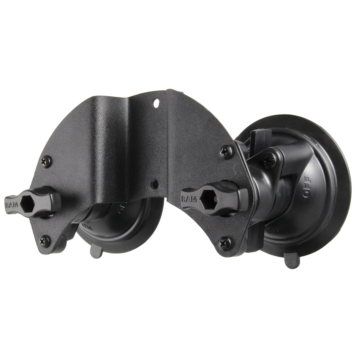 RAM Twist-Lock™ Dubbele Articulerende Zuigcup Basis - RAM Mounts RAM-189B-PIV1U afbeelding 2