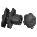 RAM dubbele socket arm met RAM pin lock veiligheidsknop c formaat kort - RAM Mounts RAM-201-BSU