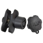 RAM Dubbele Socket Arm met RAM Pin-Lock™ Veiligheidsknop - C Formaat Kort - RAM Mounts RAM-201-BSU afbeelding 1