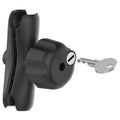 RAM dubbele socket arm met stalen sleutelknop c maat medium - RAM Mounts RAM-201LSU