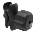 RAM dubbele socket arm met messing sleutelknop c maat kort - RAM Mounts RAM-201U-BL