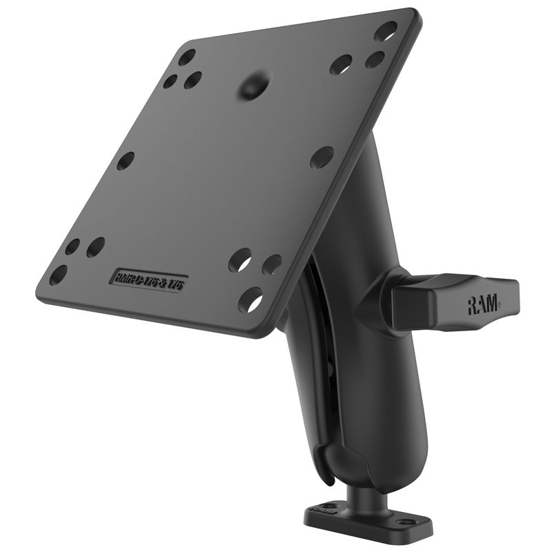 RAM Dubbele Bal Montage met 1" x 2" Basis en 100x100mm VESA Plaat - RAM Mounts RAM-202-12-246U afbeelding 1
