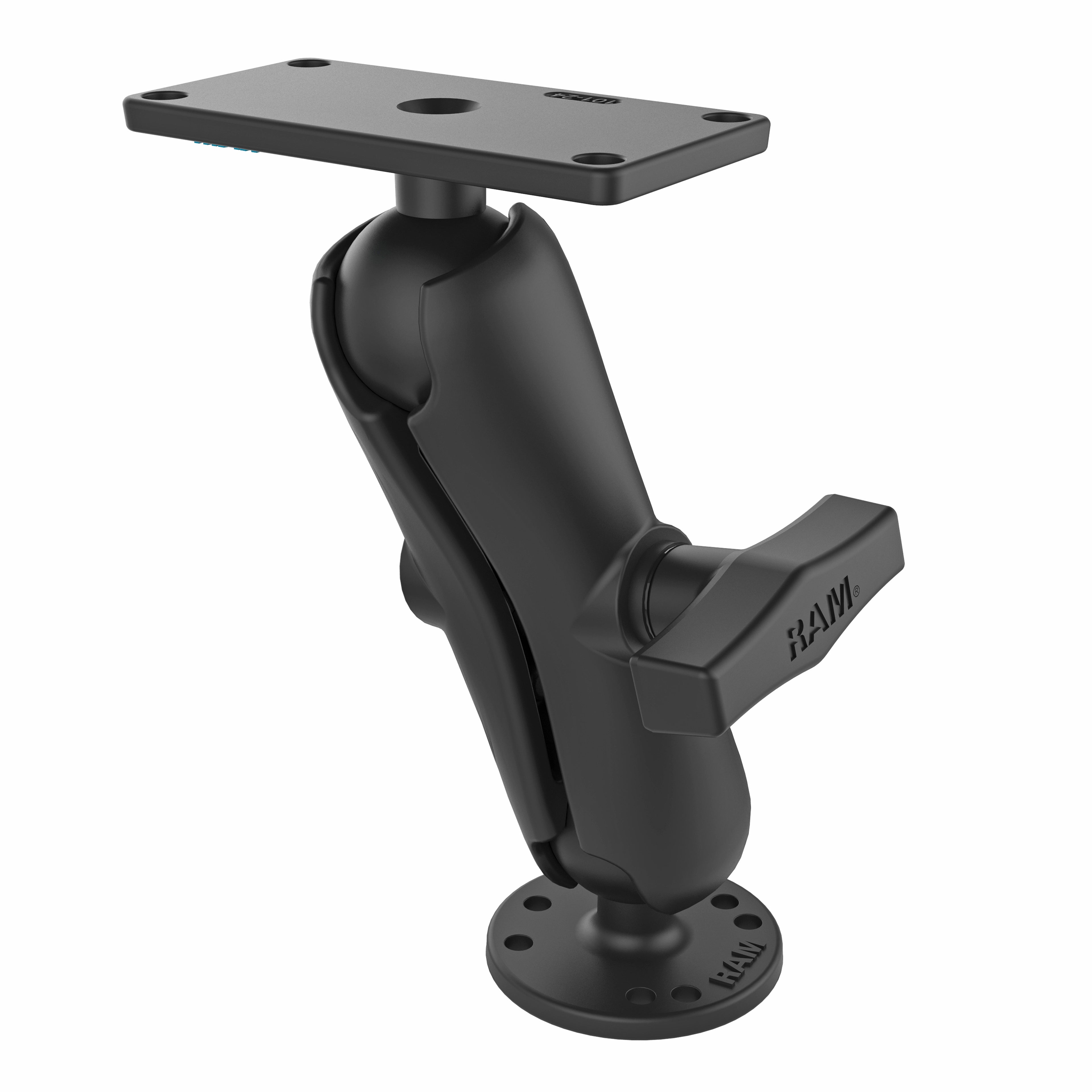 RAM Drill-Down Dubbele Bal Montage voor Humminbird Helix 7 - Medium - RAM Mounts RAM-202-24-202U afbeelding 2