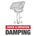 RAM Track Kogel™ Mount voor Humminbird Helix 7 - RAM Mounts RAM-202-24-354-TRA1U afbeelding 3