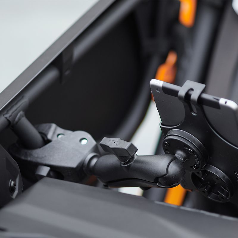RAM Tough-Claw™ Kleine Klembevestiging met Ronde Plaat Adapter - Medium - RAM Mounts RAM-202-400 afbeelding 2