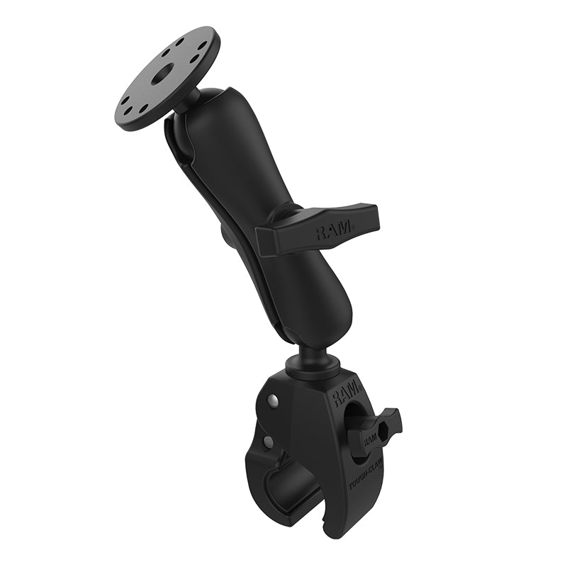 RAM tough claw medium klem dubbele balhouder met ronde plaat - RAM Mounts RAM-202-404U