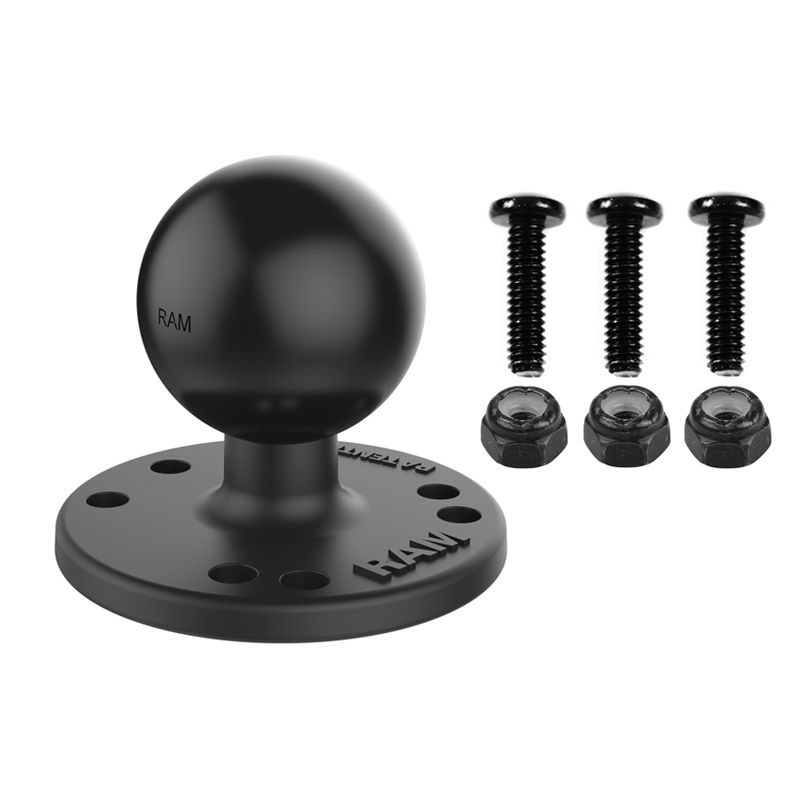 RAM Bal Adapter met #8-32 Hardware voor Garmin Visvinders - RAM Mounts RAM-202-G4U afbeelding 1