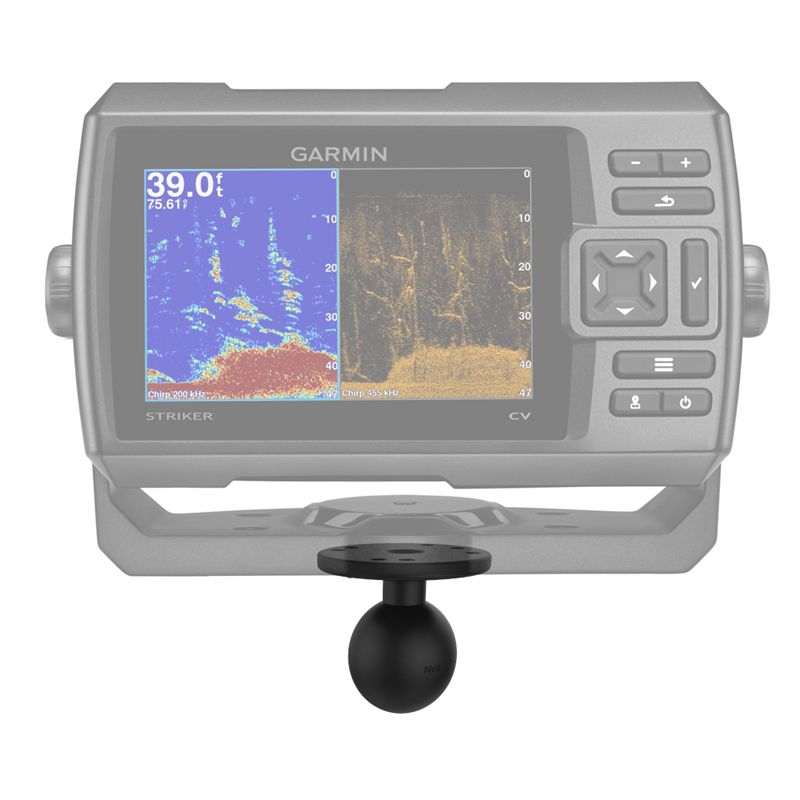 RAM Bal Adapter met #8-32 Hardware voor Garmin Visvinders - RAM Mounts RAM-202-G4U afbeelding 2