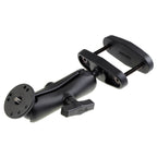RAM dubbele bal montage met 3 vierkante post klem basis en 14 20 bout - RAM Mounts RAM-202A-247-3U
