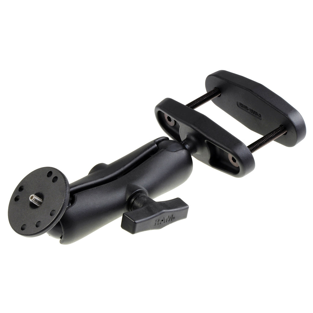 RAM Dubbele Bal Montage met 3 "Vierkante Post Klem Basis en 1/4 "-20 Bout - RAM Mounts RAM-202A-247-3U afbeelding 1