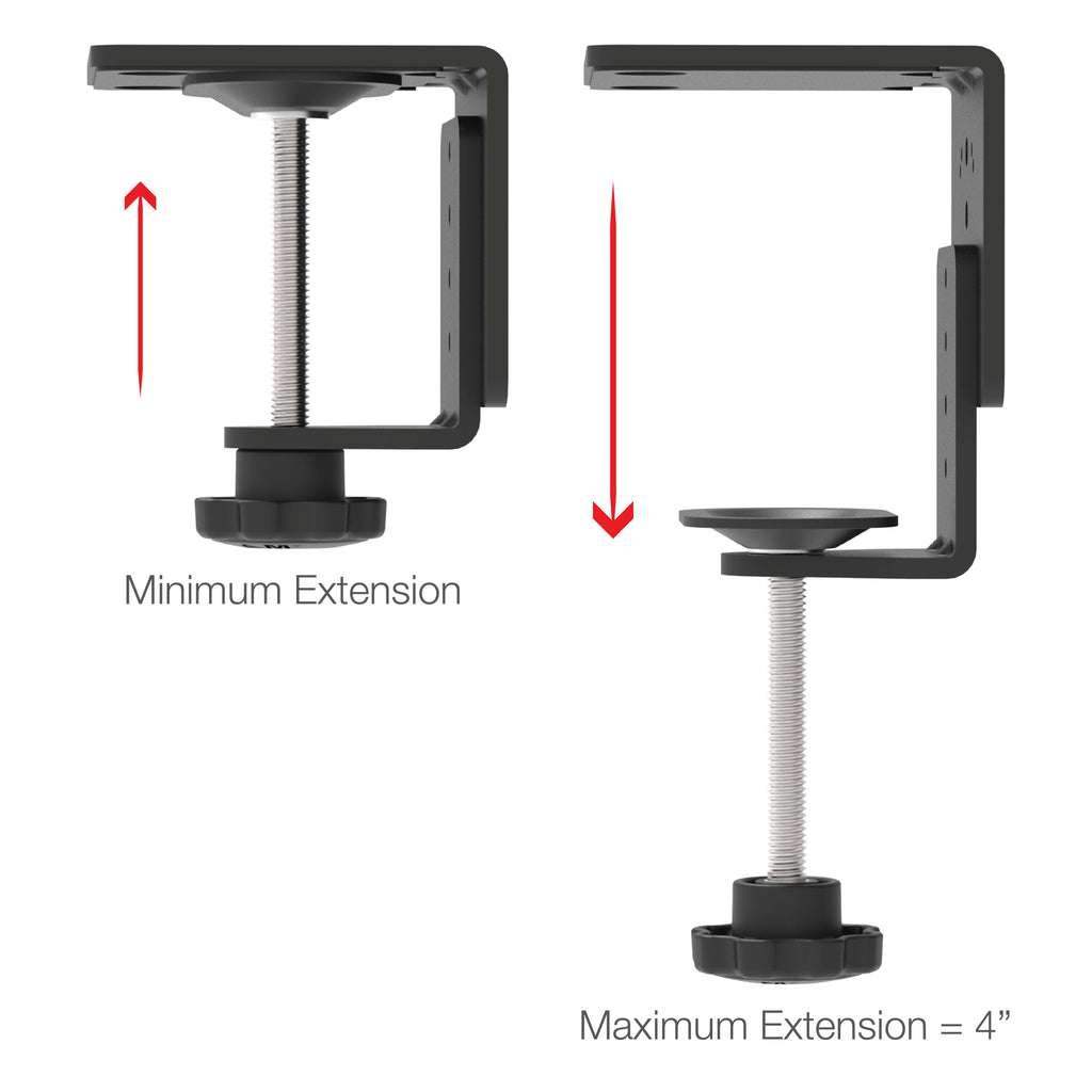 RAM Heavy Duty C-klembasis met D-formaat kogel - RAM Mounts RAM-D-202U-CC1 afbeelding 3