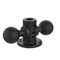 RAM dubbele bal adapter met ronde basis c maat - RAM Mounts RAM-217-1U