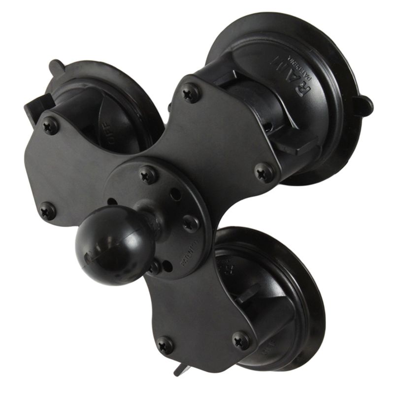 RAM Twist-Lock™ Triple zuignap kogelbasis - RAM Mounts RAM-224-3U afbeelding 1