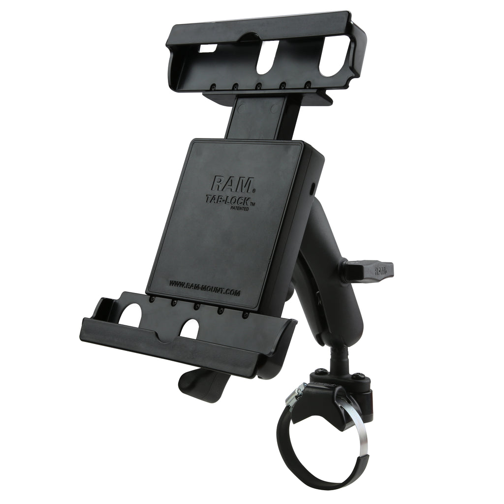 RAM ATV/Side By Side Railmontage voor 22,86 cm (9") -26,67 cm (10.5") Tablets met robuuste hoezen - RAM Mounts RAM-231Z-2-TABL20U afbeelding 1