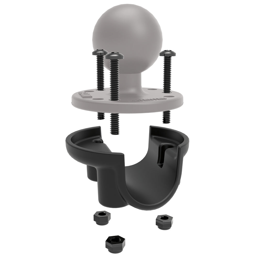 RAM rail adapter kit voor ronde bases - RAM Mounts RAM-233U