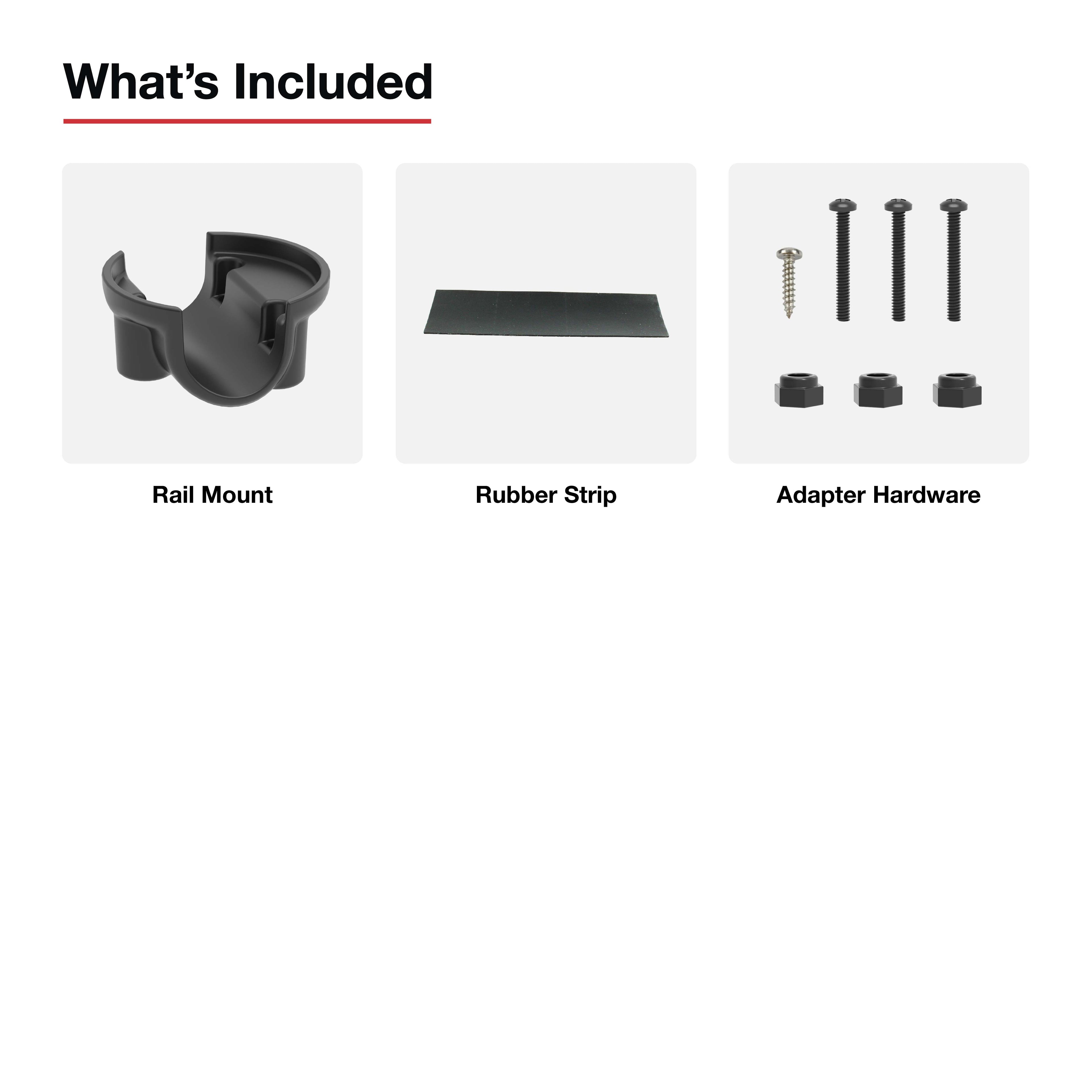 RAM Rail Adapter Kit voor Ronde Bases - RAM Mounts RAM-233U afbeelding 3