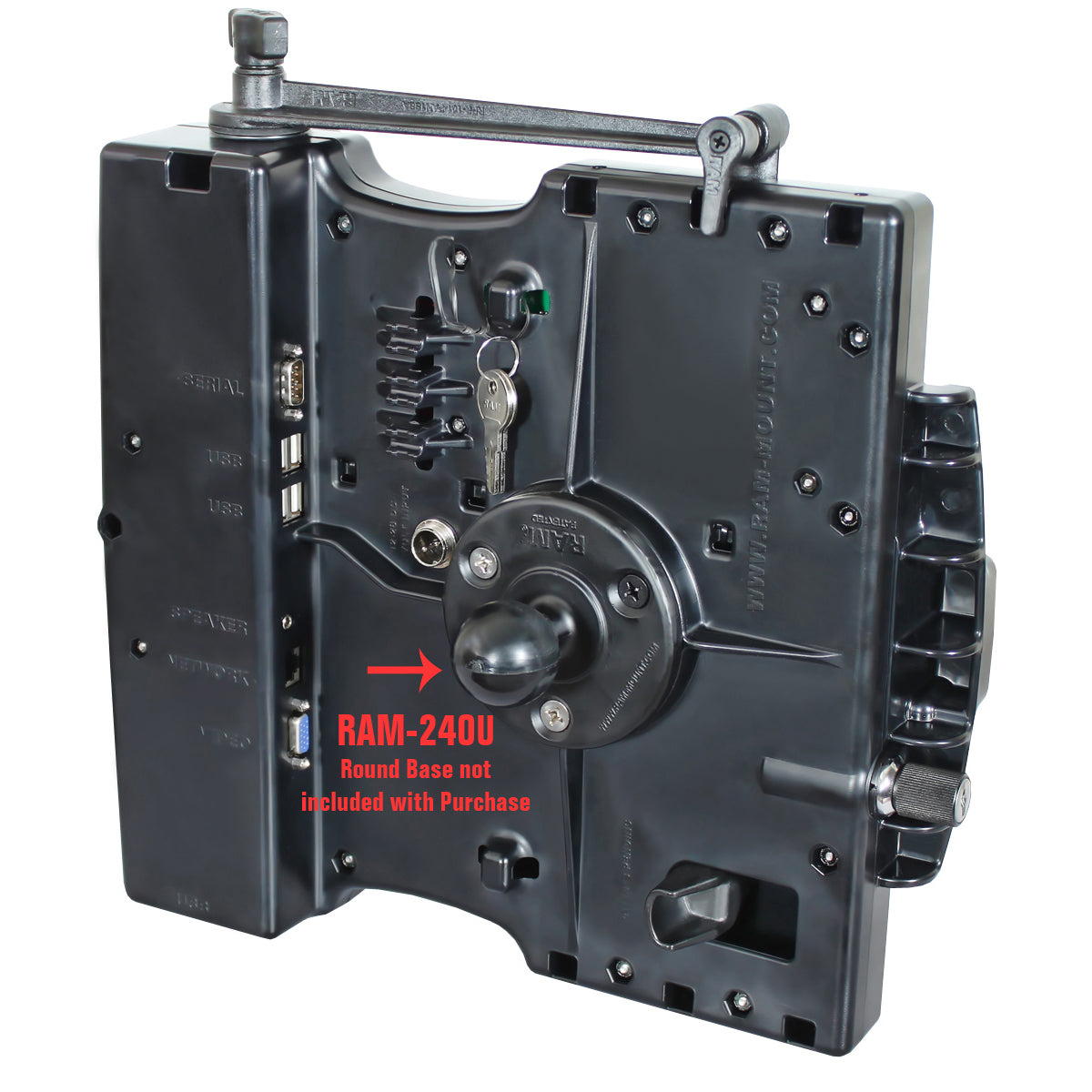RAM Tough-Dock™ met enkele RF voor Panasonic Toughbook® CF-28 - CF-31 - RAM Mounts RAM-234-PAN1P afbeelding 4