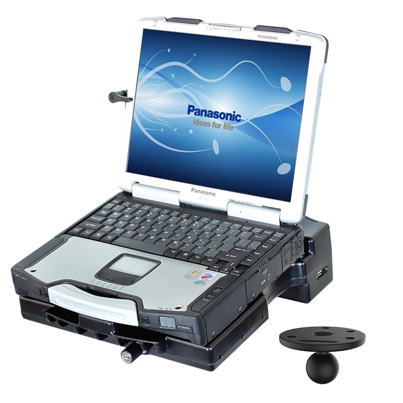 RAM tough dock met bal voor panasonic toughbook cf 28 cf 32 - RAM Mounts RAM-234-PAN1PB