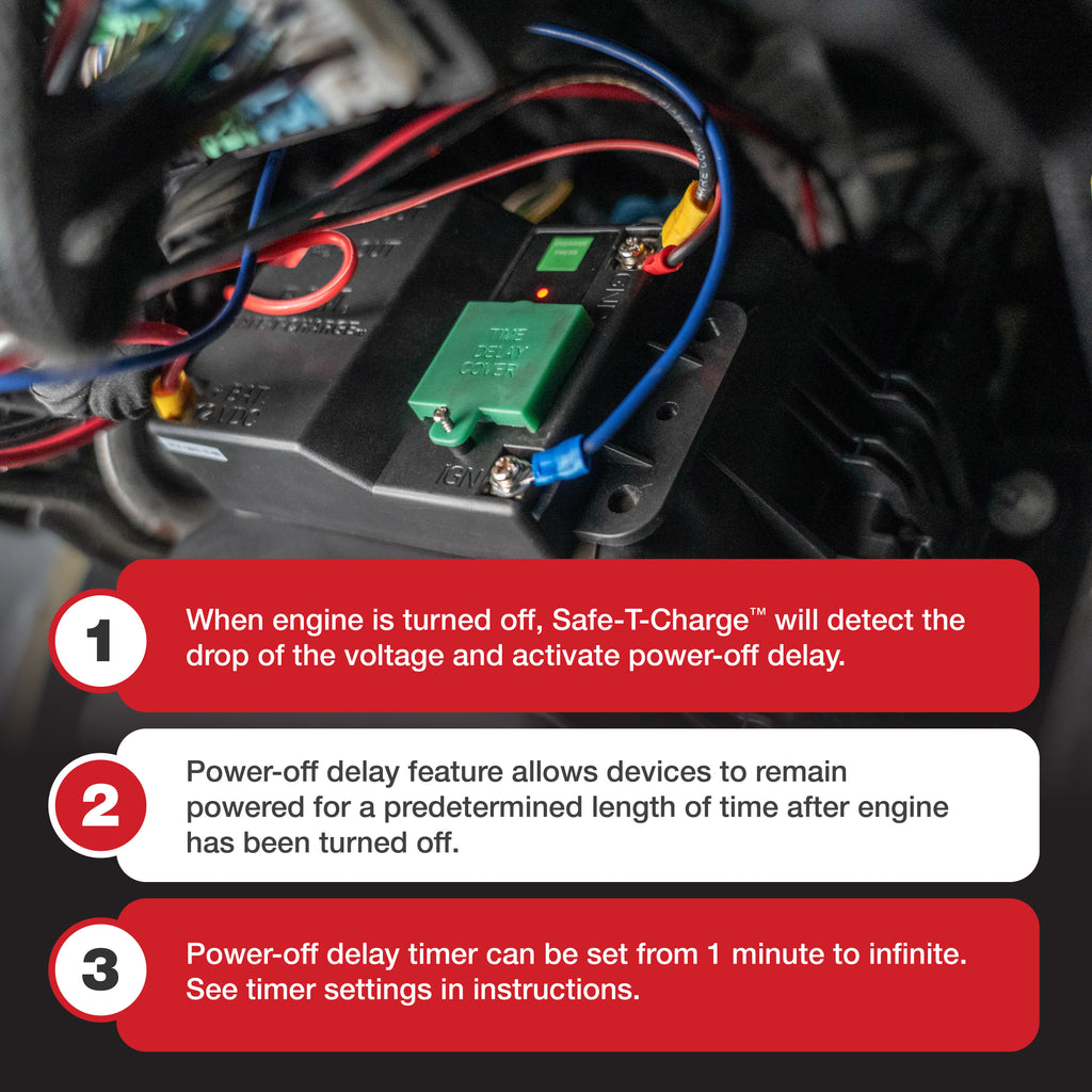 RAM Safe-T-Charge™ Batterijbeschermingssysteem - RAM Mounts RAM-234-VCP1U afbeelding 3