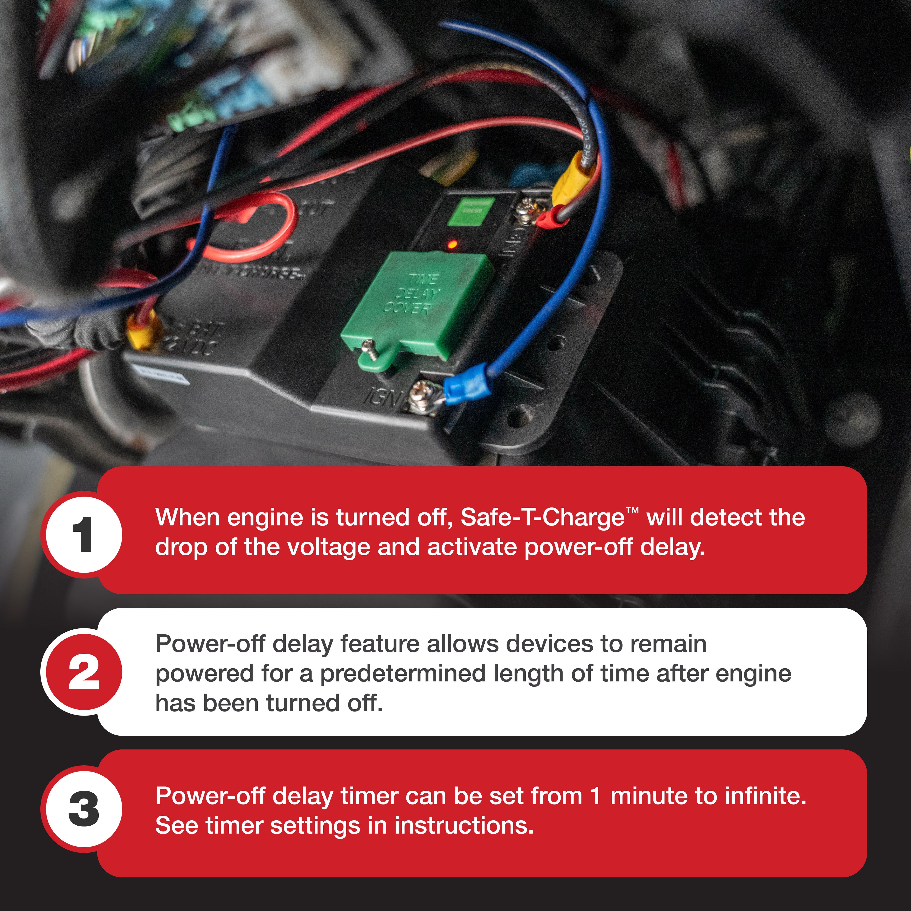 RAM Safe-T-Charge™ Batterijbeschermingssysteem - RAM Mounts RAM-234-VCP1U afbeelding 3