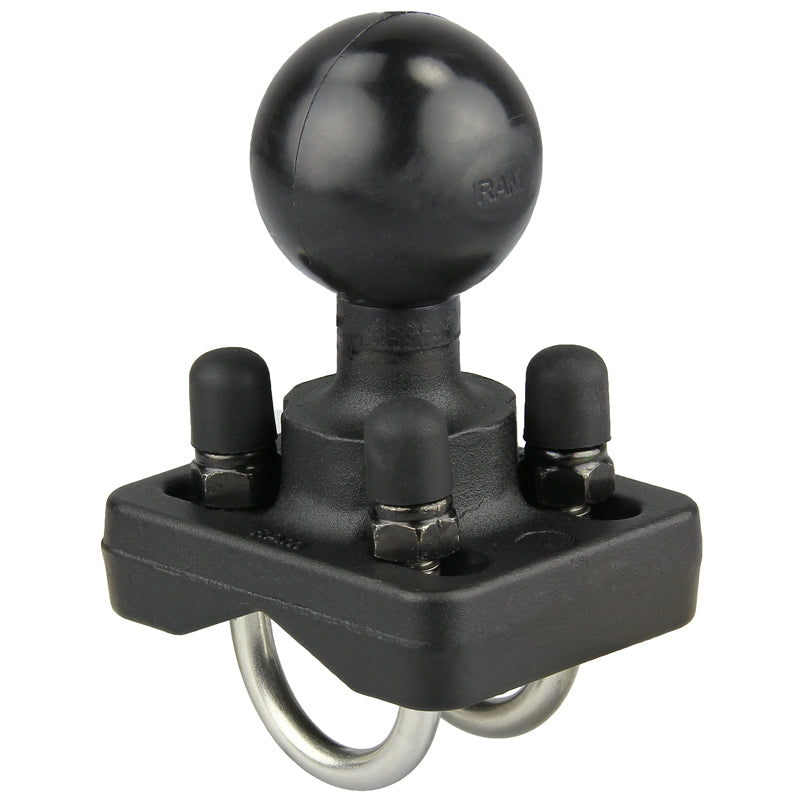 RAM dubbele u boutnbsp kogelbasis voor 191 cm 254 cm 075 1 rails - RAM Mounts RAM-235-2U