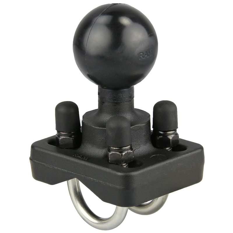 RAM Dubbele U-Bout Kogelbasis voor 1,91 cm - 2,54 cm (0.75" - 1") Rails - RAM Mounts RAM-235-2U afbeelding 1