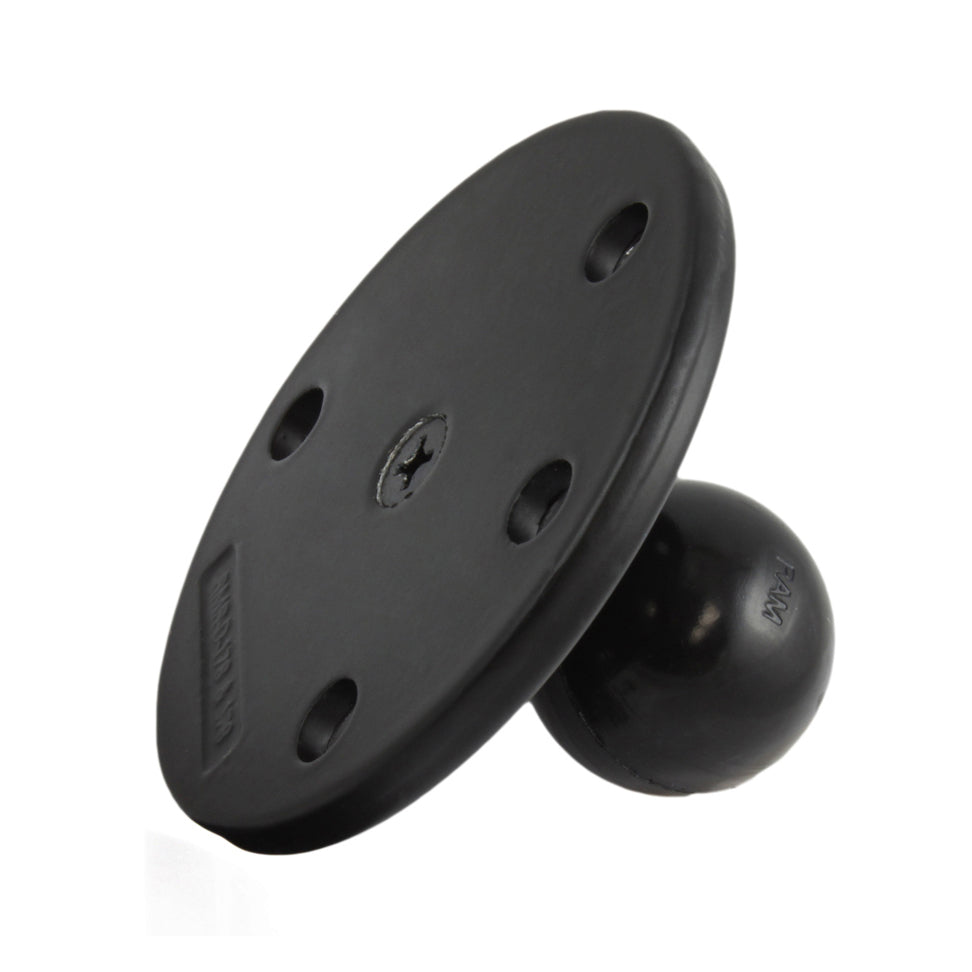 RAM grote ronde plaat met bal en versterkte staalbout - RAM Mounts RAM-240U-IN1