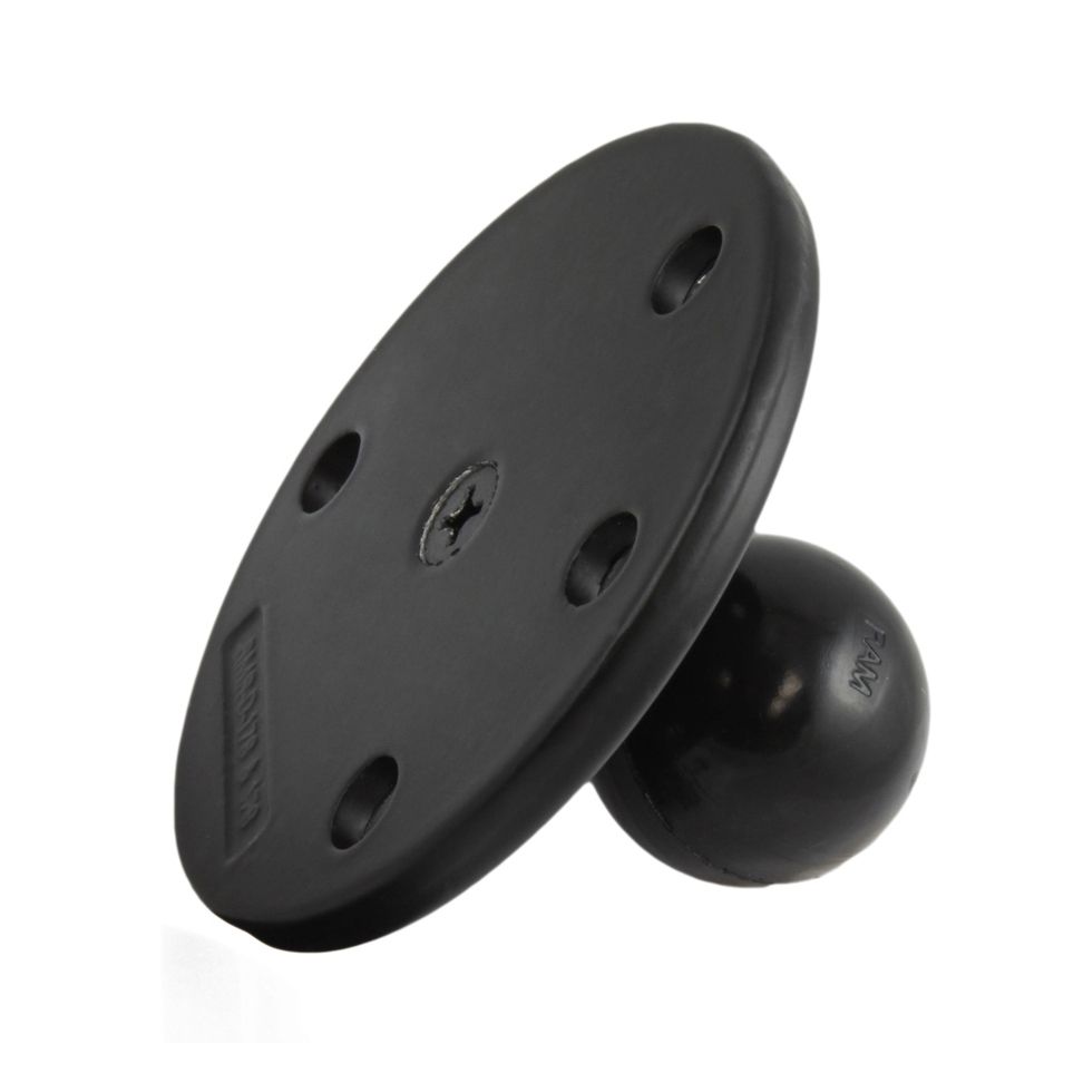 RAM Grote Ronde Plaat met Bal en Versterkte Staalbout - RAM Mounts RAM-240U-IN1 afbeelding 1