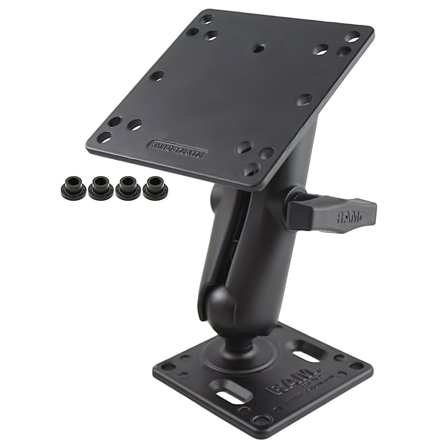 RAM dubbele bal montage met 75x75mm VESA plaat en 100x100mm VESA plaat - RAM Mounts RAM-246-2461U