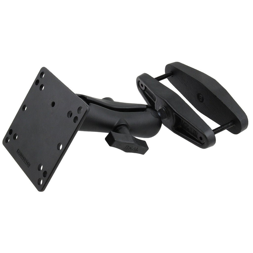 RAM 5 vierkante post klemhouder met 100x100mm VESA plaat - RAM Mounts RAM-246-247U-5