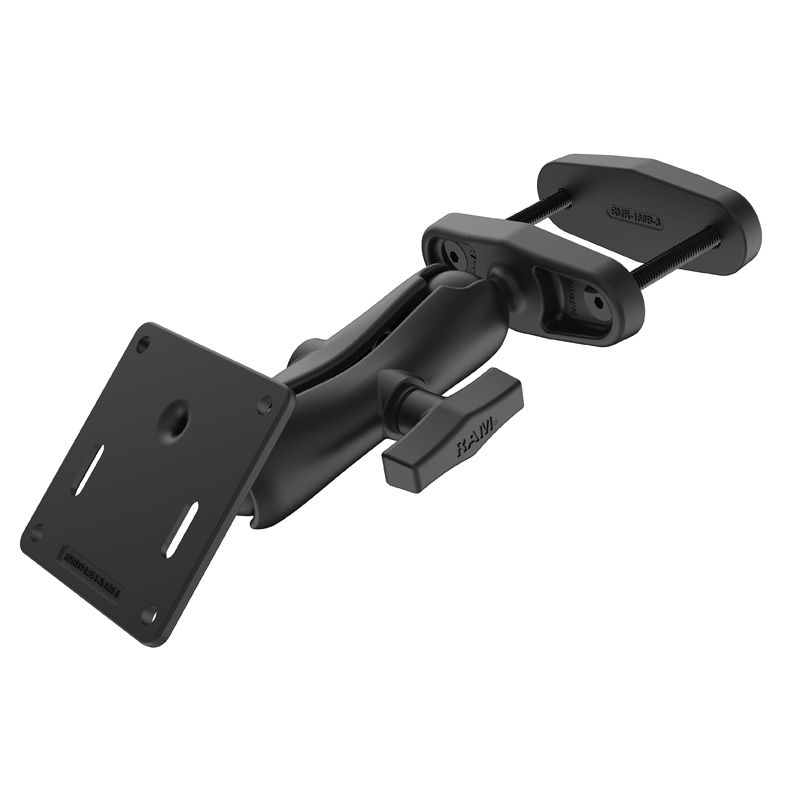RAM 3" Vierkante Post Klemhouder met 75x75mm VESA Plaat - RAM Mounts RAM-2461-247U-3 afbeelding 1