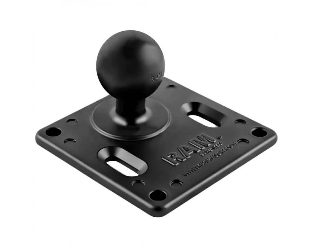 RAM 3 5/8" SQ. 75 MIL. VESA BASE W/ BALL