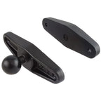 RAM Vierkante Paal Klem Basis voor Palen tot 5" Breed Zonder Hardware - RAM Mounts RAM-247U-5NH afbeelding 1