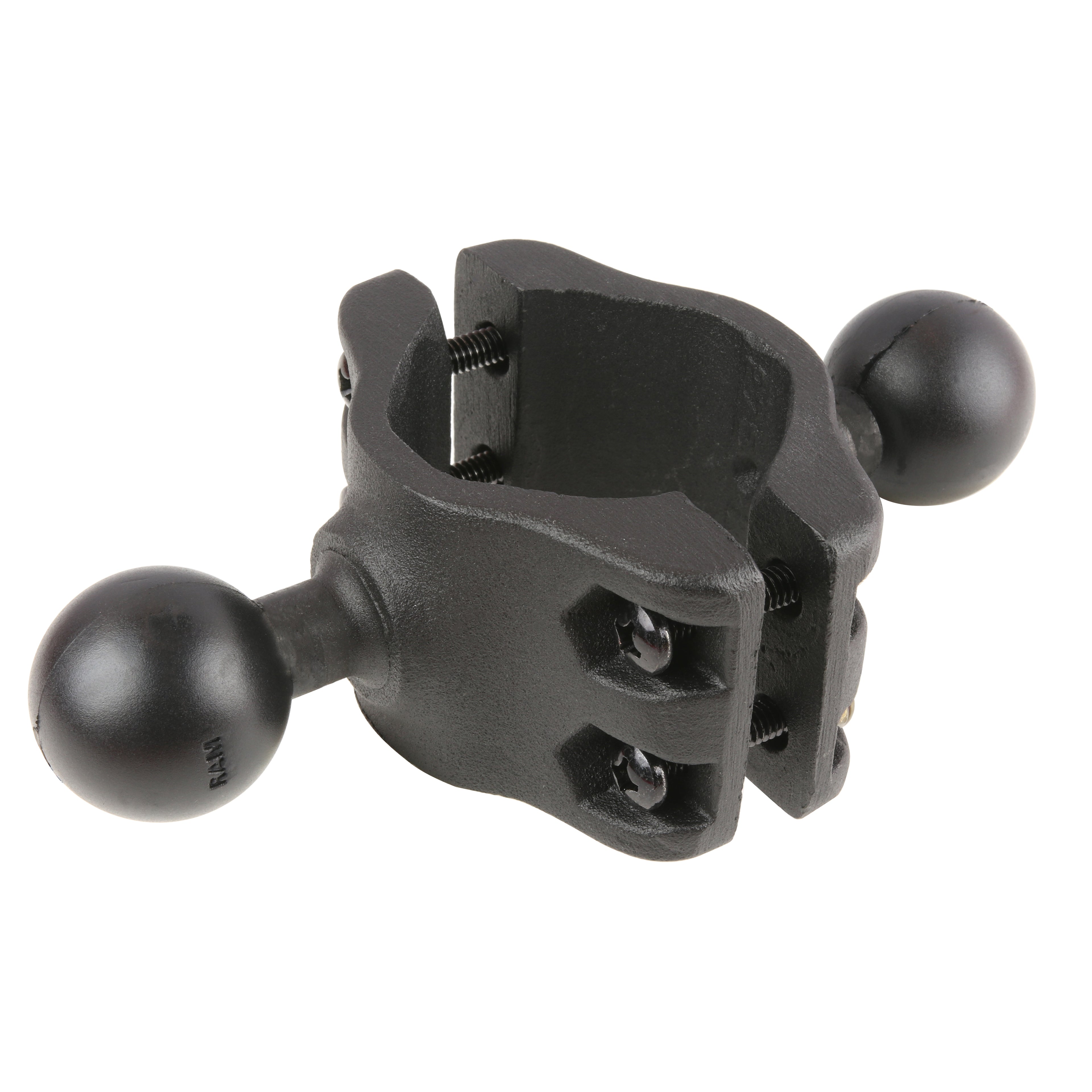 RAM rail klem dubbele bal basis voor 2 25 rails - RAM Mounts RAM-271-2-RBU