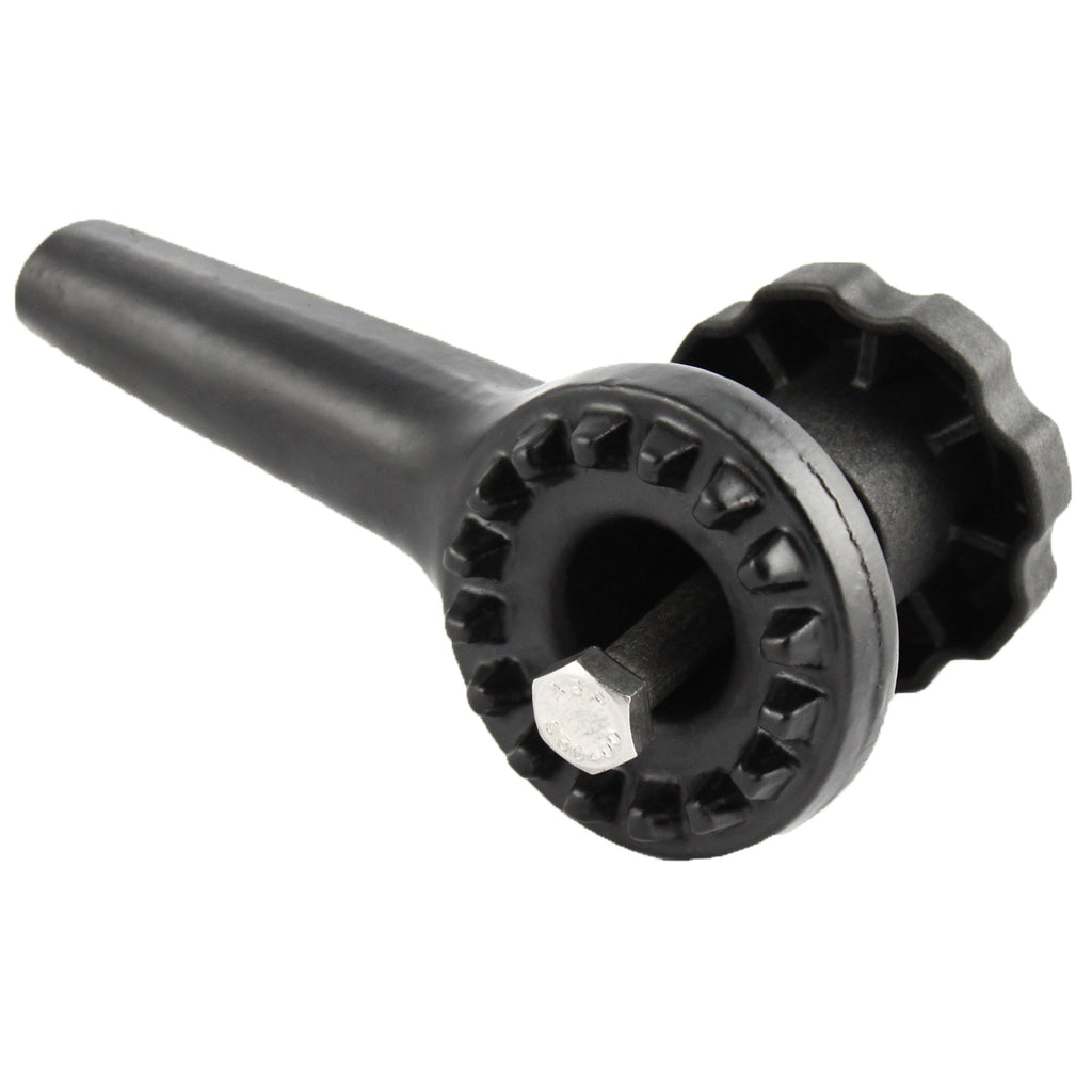 RAM ratchet adapter met mannelijke tanden en getapete paal - RAM Mounts RAM-281U