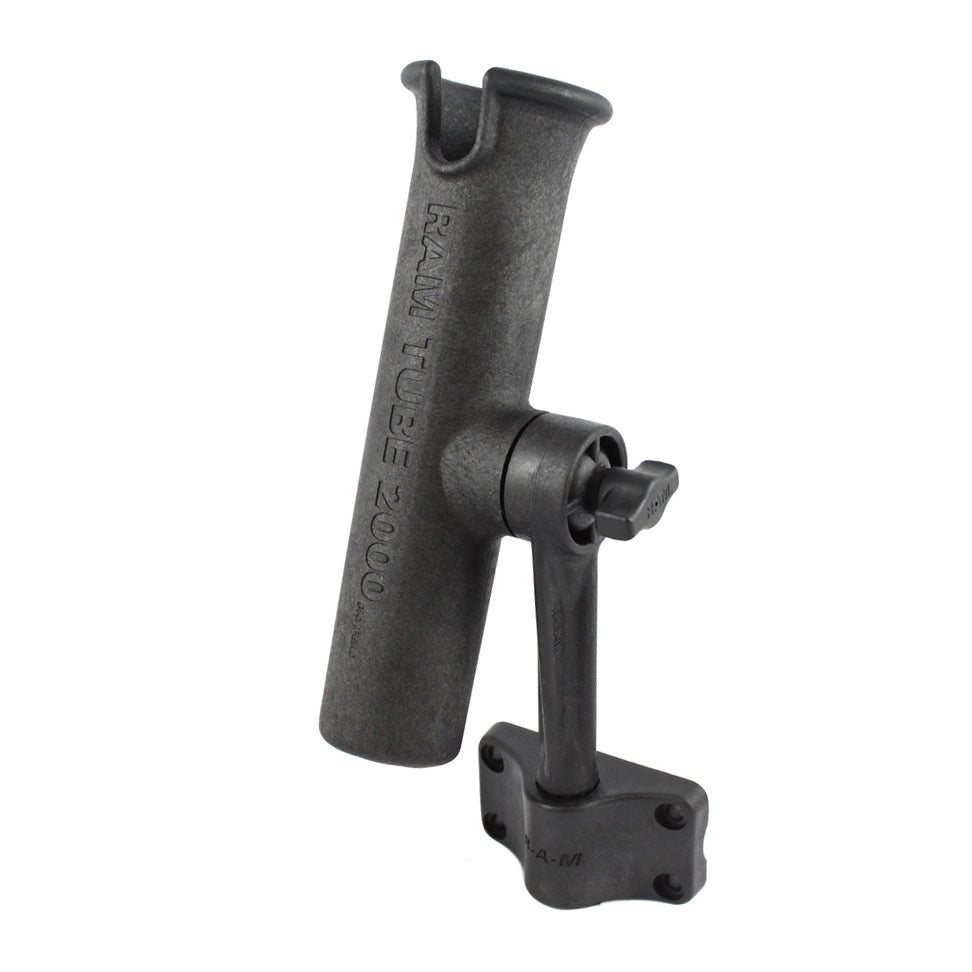 RAM tube vissenstokhouder met bulkhead base - RAM Mounts RAM-301-BU