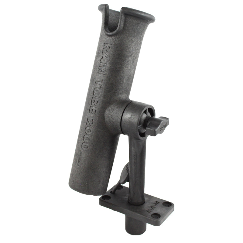 RAM tube vissen rodhouder met flush base - RAM Mounts RAM-301-FU