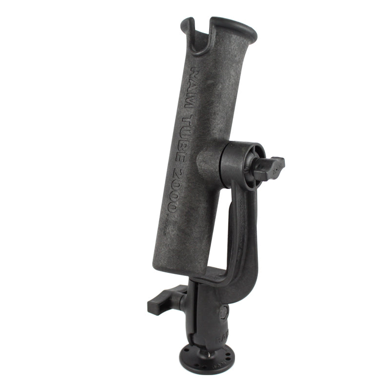RAM tube vissen stanghouder met revolution ratchet en base - RAM Mounts RAM-301-RBU