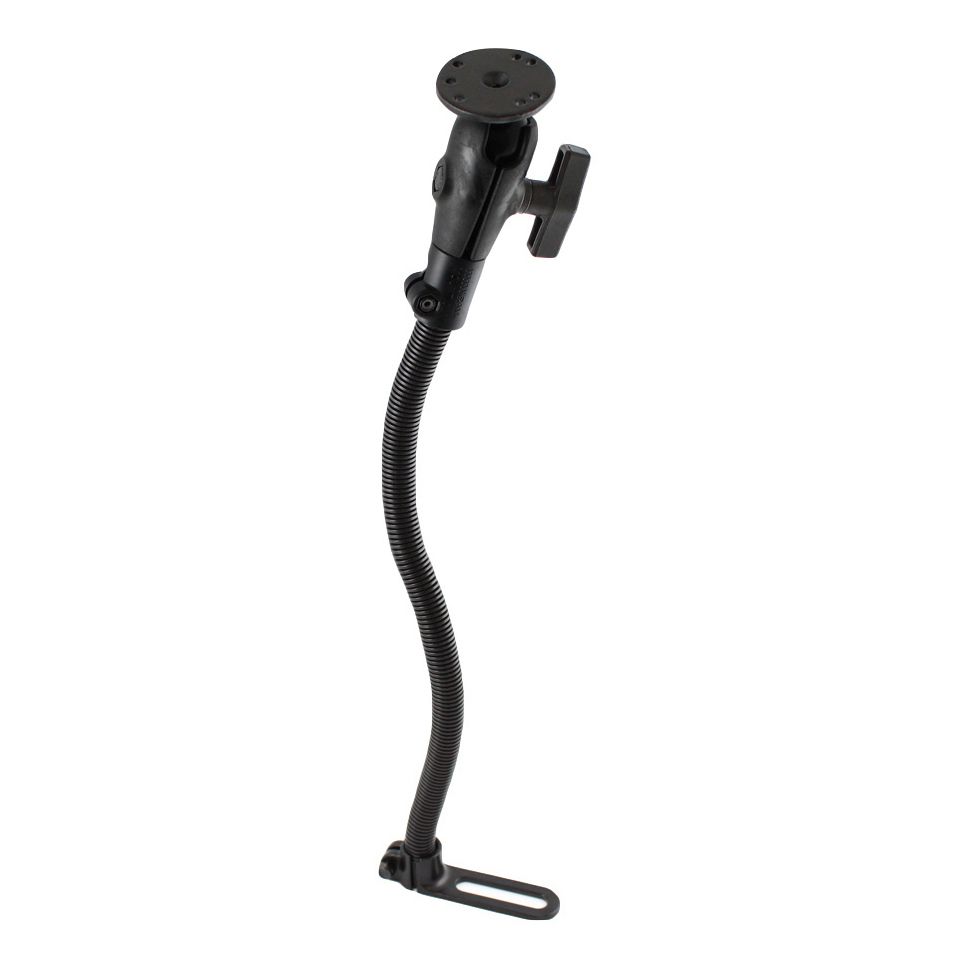 RAM Pod™ I voertuigmontage met 18" aluminium staaf en ronde plaat - C-maat - RAM Mounts RAM-316-1-202U afbeelding 1
