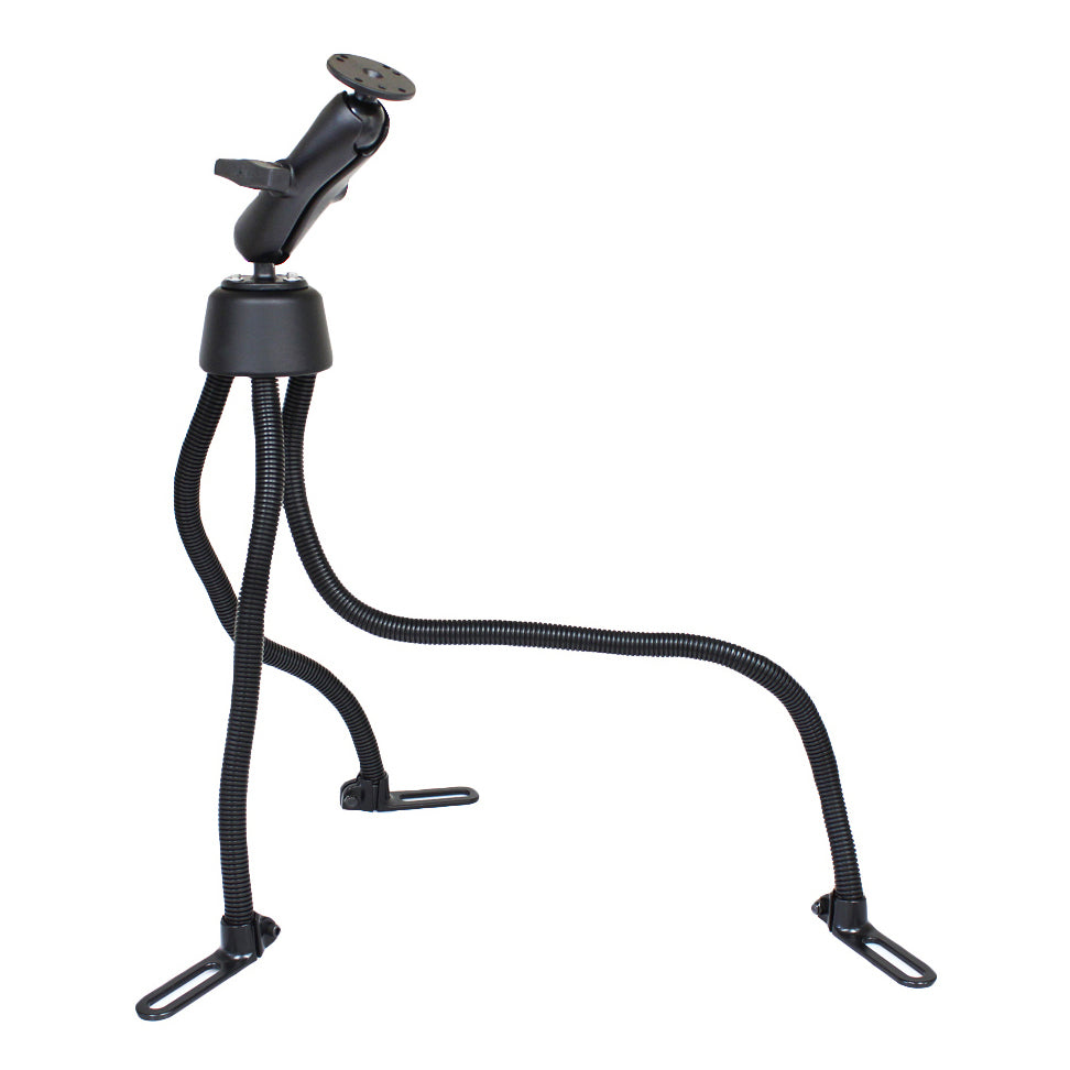 RAM pod iii dubbele bal voertuigbevestiging met ronde plaat - RAM Mounts RAM-316-3-202U
