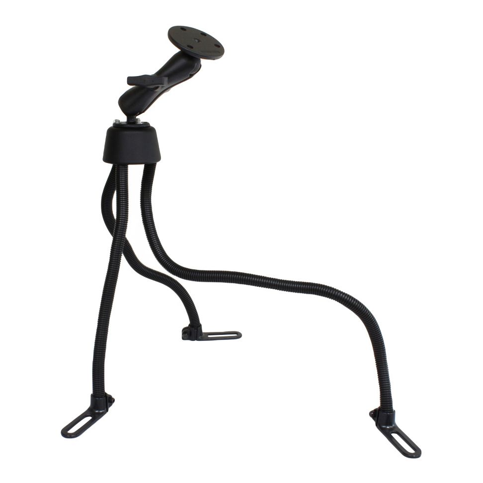 RAM Pod™ III Dubbele Bal Voertuigmontage met Grote Ronde Plaat - RAM Mounts RAM-316-3-240U afbeelding 1