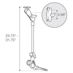 RAM Pod HD™ 76,20 cm (30") Voertuigbevestiging met ronde plaat - RAM Mounts RAM-316-HD-18-202U afbeelding 5