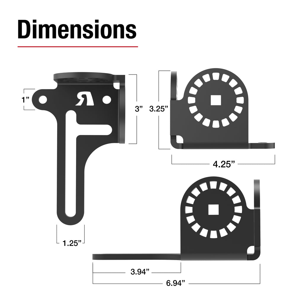 RAM Pod HD™ Reverse Voertuigbasis - RAM Mounts RAM-316-HDRBU afbeelding 3