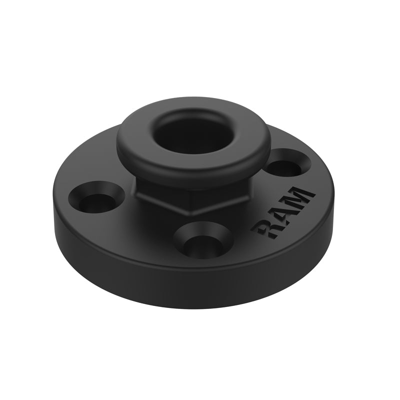 RAM ronde basis adapter met aluminium octagon knop - RAM Mounts RAM-324-OFU