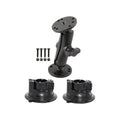RAM dubbele balhouder met twee RAM twist lock zuigcup basen - RAM Mounts RAM-333-102-KRA1
