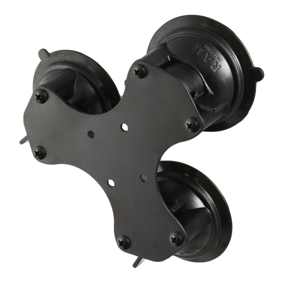 RAM twist lock triple zuignap basis - RAM Mounts RAM-333-224-1U