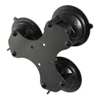 RAM twist lock triple zuignap basis - RAM Mounts RAM-333-224-1U