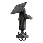 RAM dubbele u bout montage met 75x75mm VESA plaat voor 075 1 rails - RAM Mounts RAM-334-1U