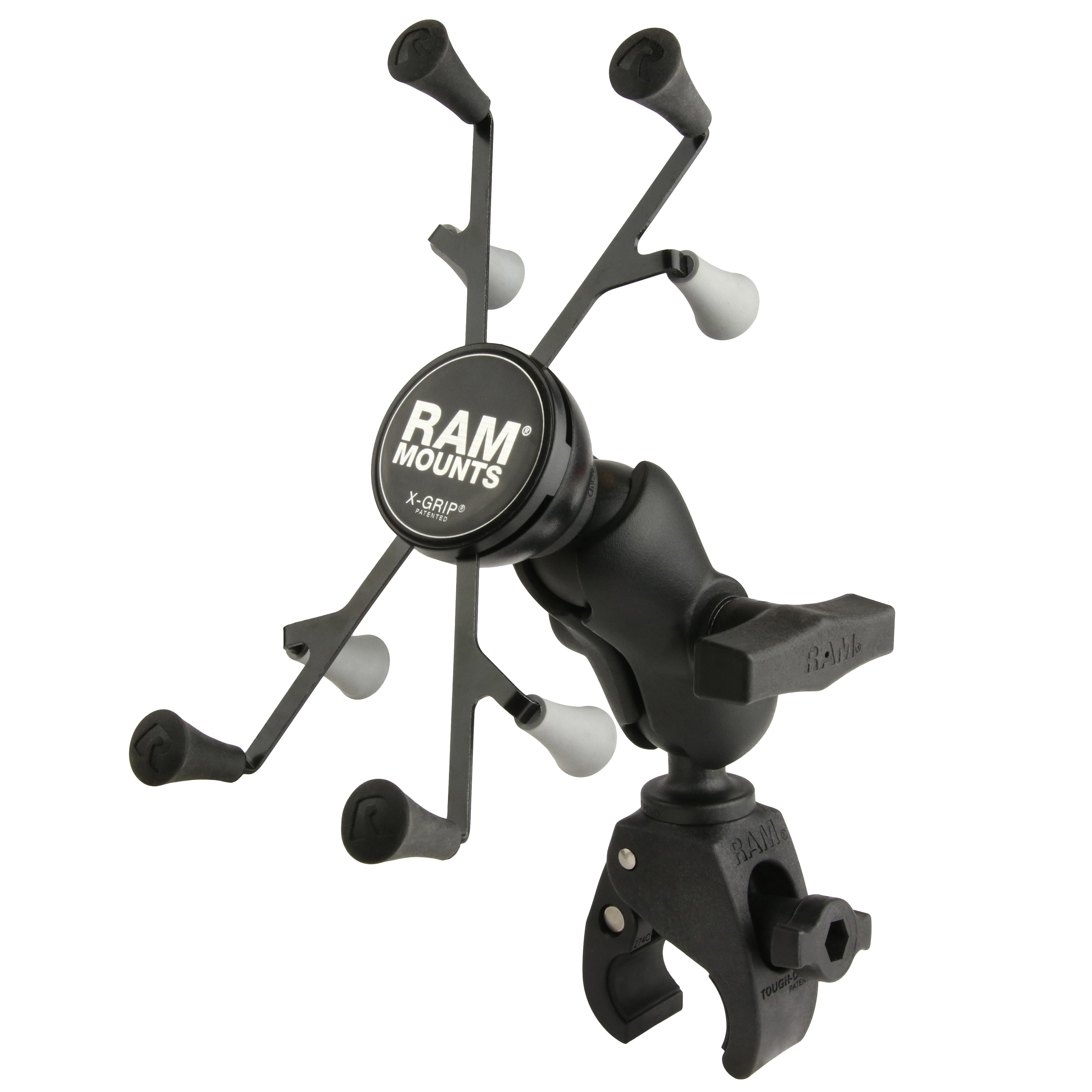 RAM X-Grip® met Tough-Claw™ Mount voor 7"-8" Tablets - C Size Short Arm - RAM Mounts RAM-400-B-UN8U afbeelding 1